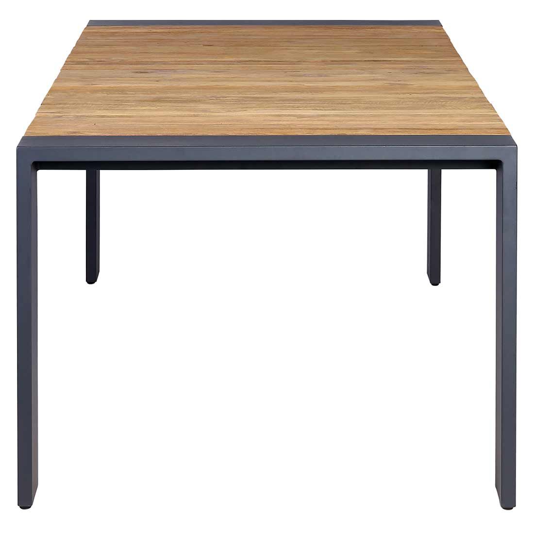 OUTLIV. Konis Gartentisch 200x100cm Aluminium/Teak Recycelt