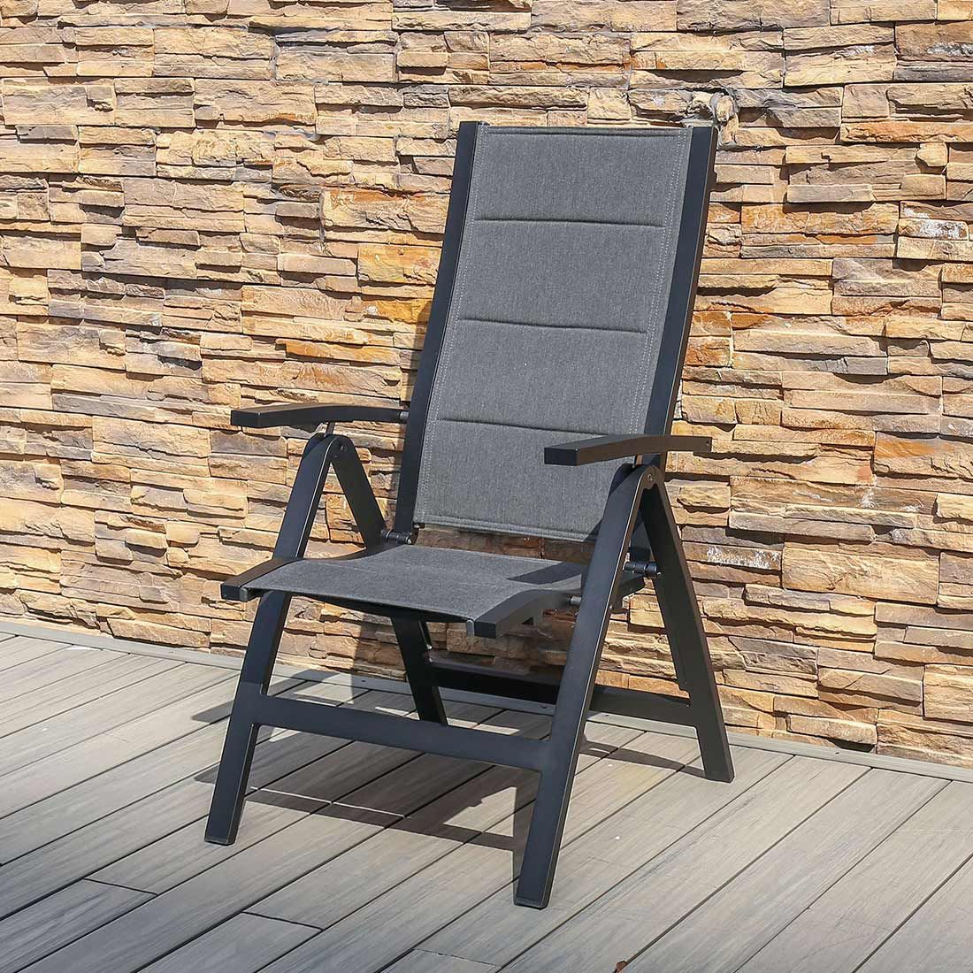 OUTLIV. London Klappsessel Aluminium/Sunbrella
