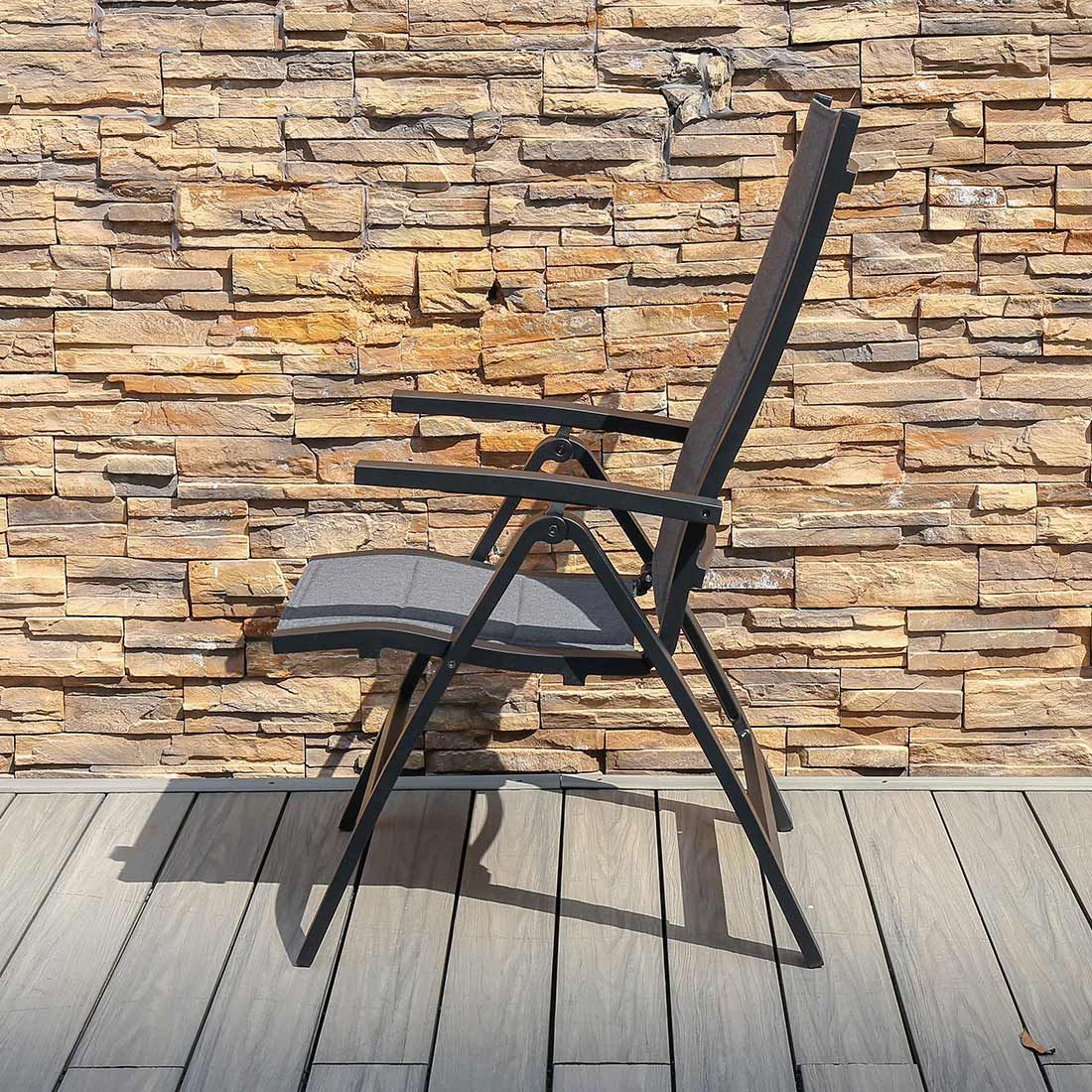 OUTLIV. London Klappsessel Aluminium/Sunbrella
