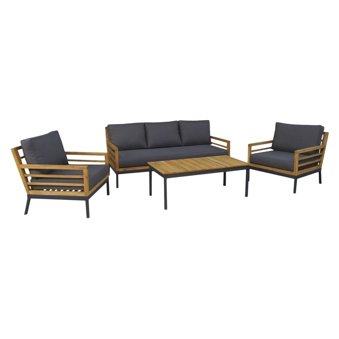 OUTLIV. Merano Loungeset 4-tlg. Akazie/Polyester