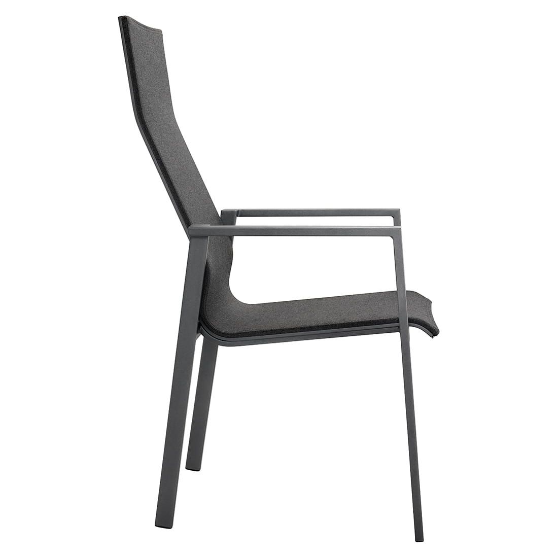 OUTLIV. Mia Stapelsessel hoch Aluminium/Textilene