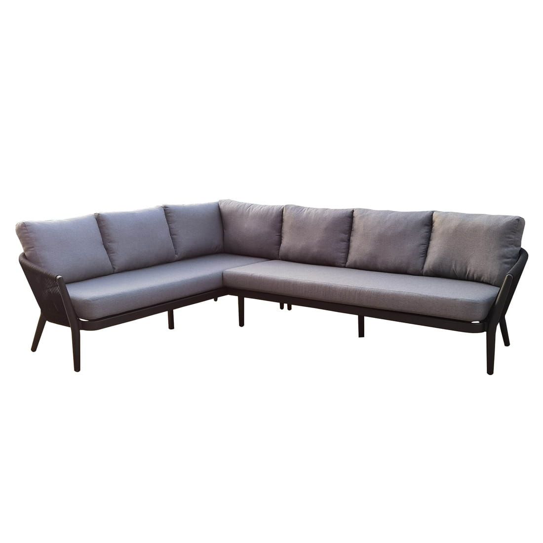 OUTLIV. Monet Ecklounge 3-tlg. Aluminium/Rope inkl. Kissen