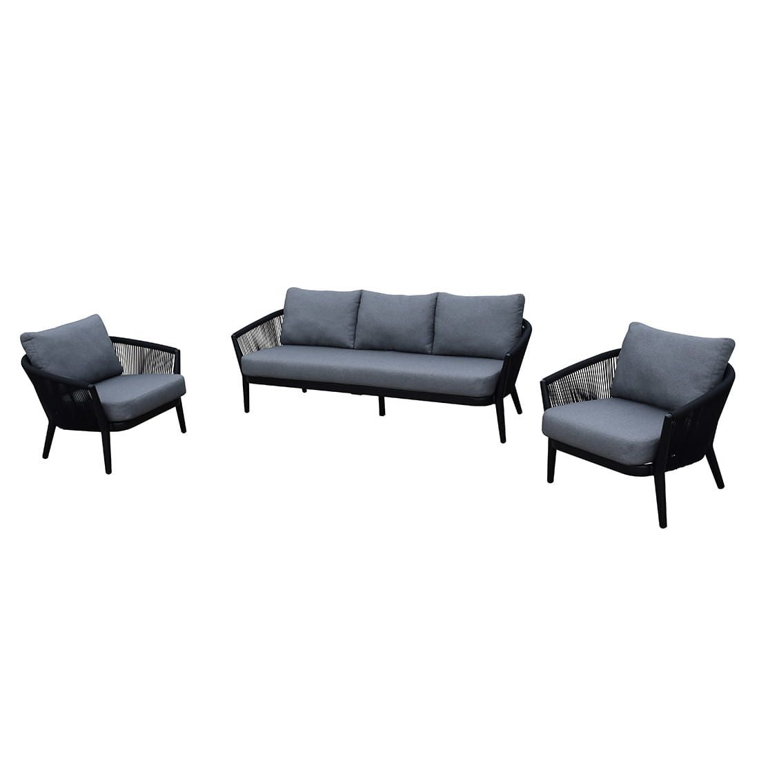 OUTLIV. Monet Loungeset 4tlg. Aluminium/Rope