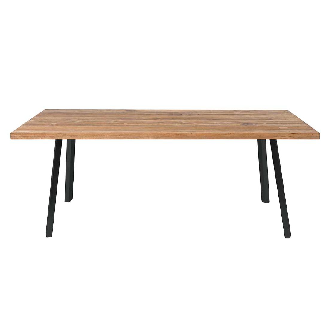 OUTLIV. Ohio Gartentisch 160x90cm Edelstahl/Teak Recycelt