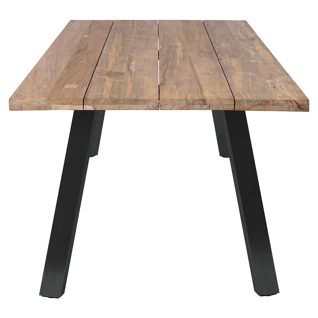 OUTLIV. Ohio Gartentisch 160x90cm Edelstahl/Teak Recycelt