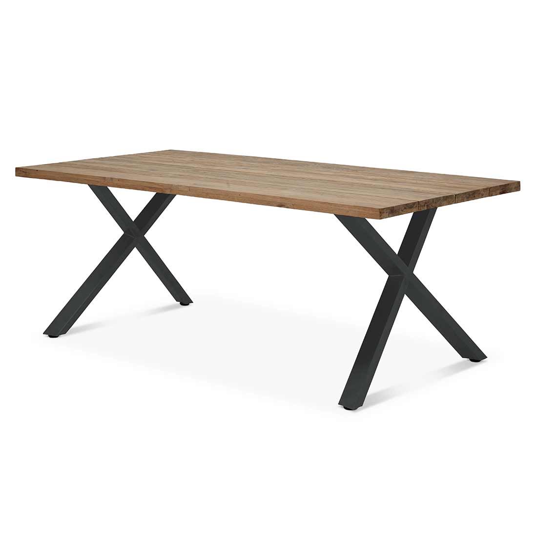 OUTLIV. Hudson Gartentisch 220x100cm Edelstahl/TeakRecycelt
