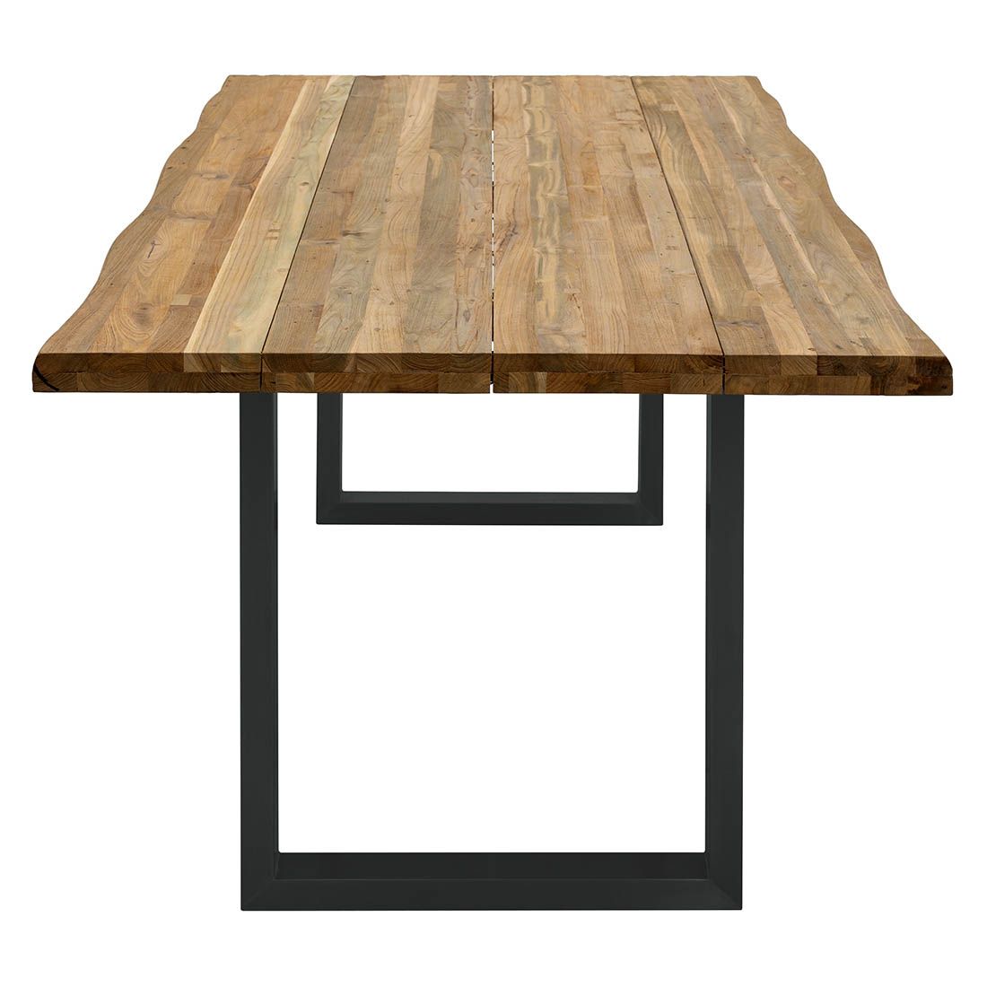 OUTLIV. Orlando Gartentisch Edelstahl/Teak Recycelt Charcoal/Teak