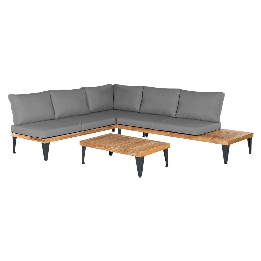 OUTLIV. Oro Ecklounge 3-tlg. Stahl/Suntex
