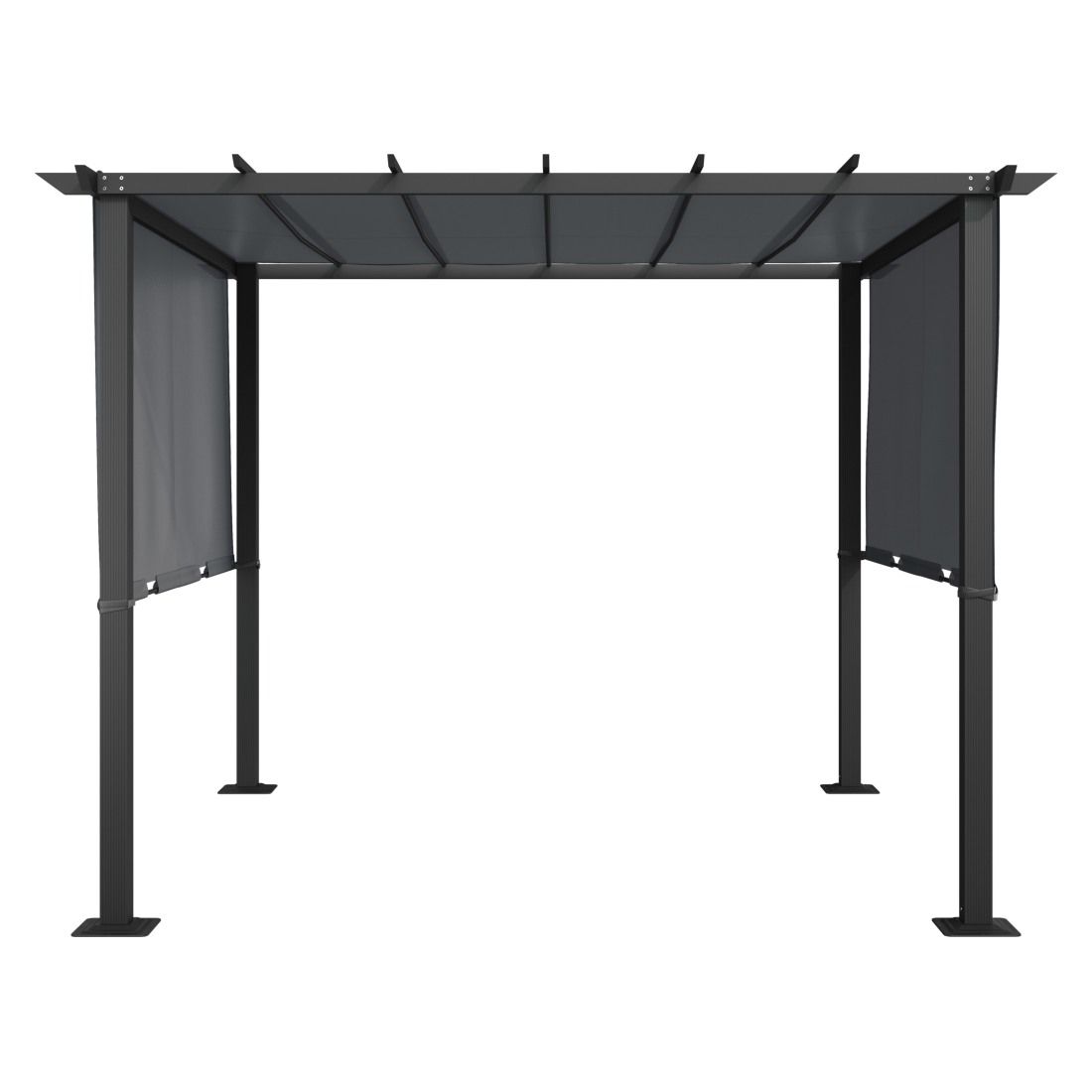 OUTLIV. Gartenpergola 300x300cm Aluminium/Textilene