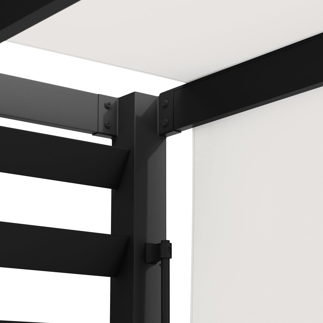 OUTLIV. Gartenpergola 305x366cm Stahl/Stoff
