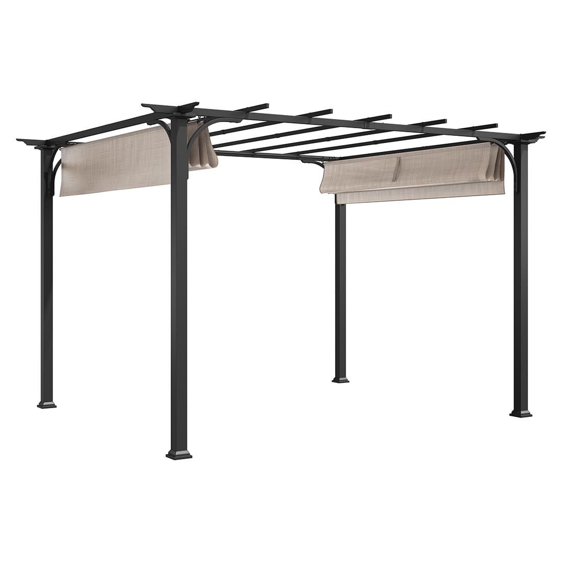OUTLIV. Gartenpergola 366x274 cm Stahl/Stoff