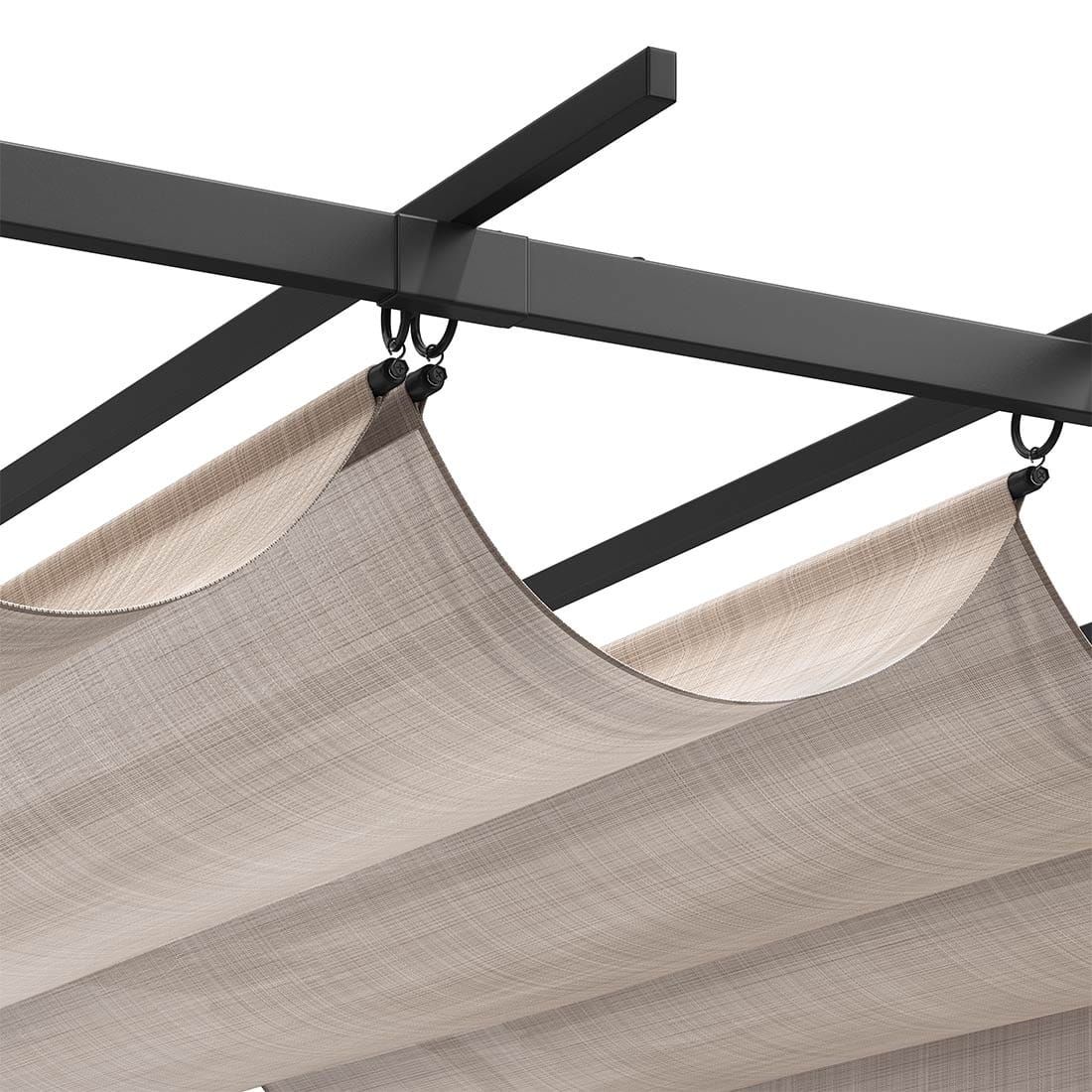 OUTLIV. Gartenpergola 366x274 cm Stahl/Stoff