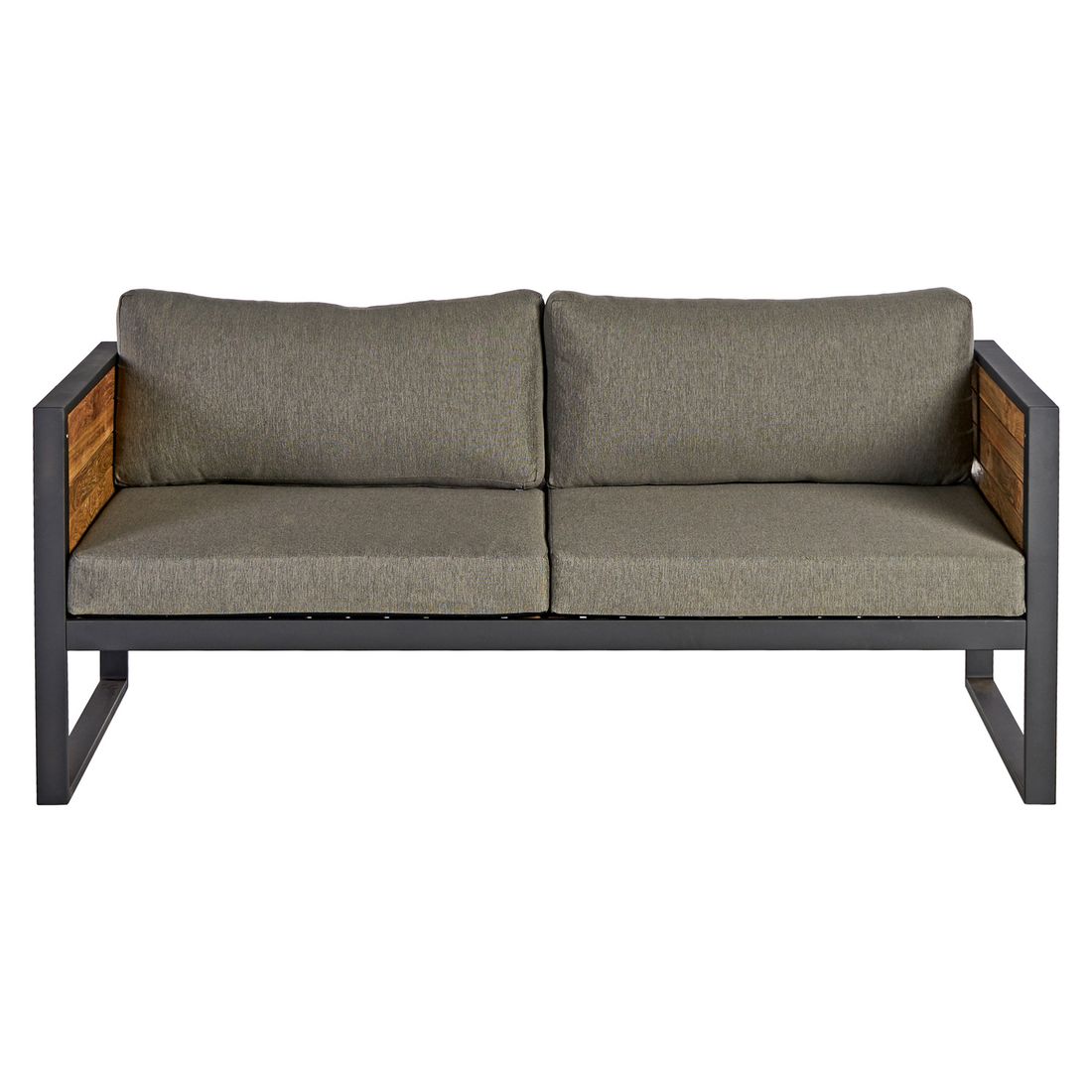 OUTLIV. Rhodos Lounge-Gruppe 4-tlg. Aluminium/Teak/Olefin