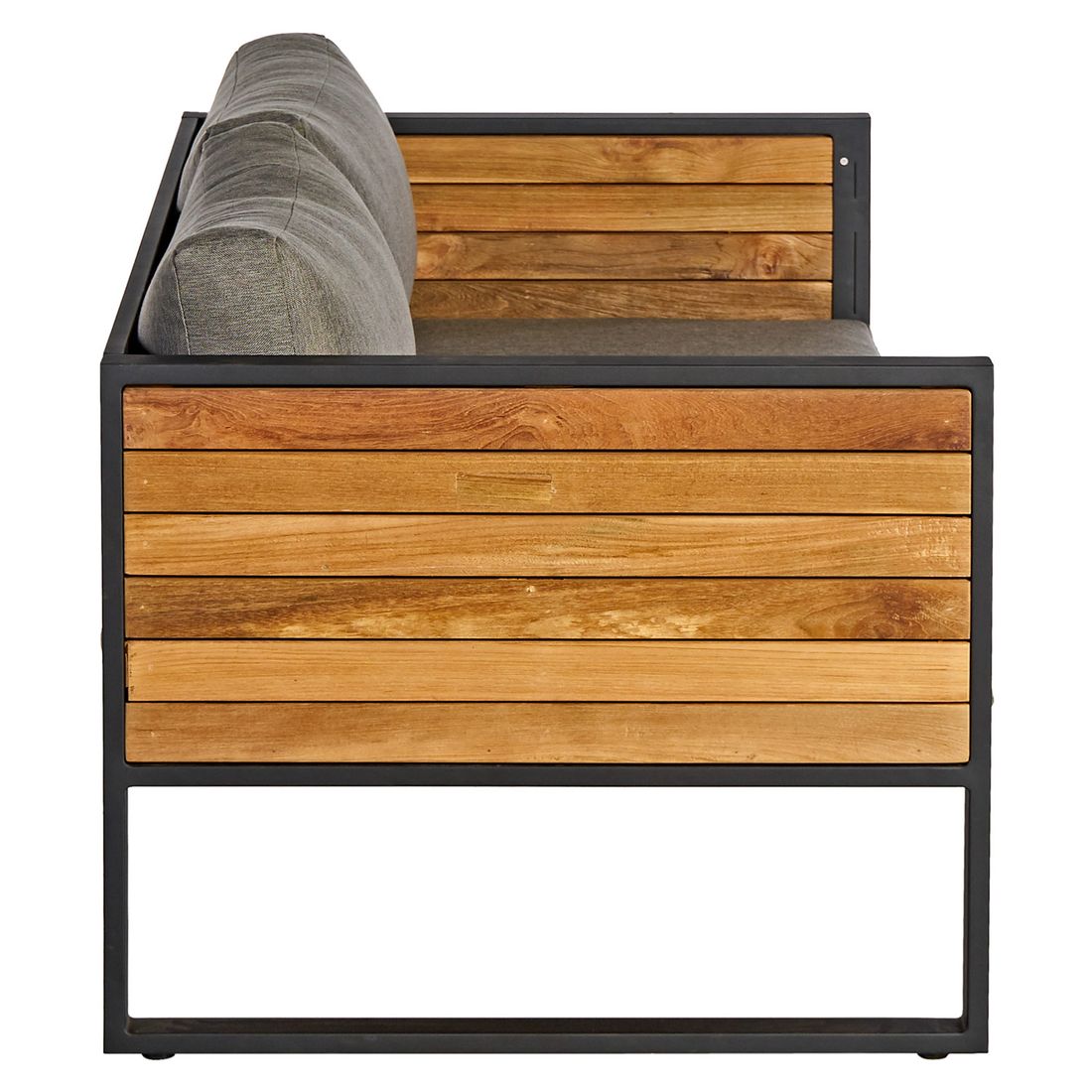 OUTLIV. Rhodos Lounge-Gruppe 4-tlg. Aluminium/Teak/Olefin