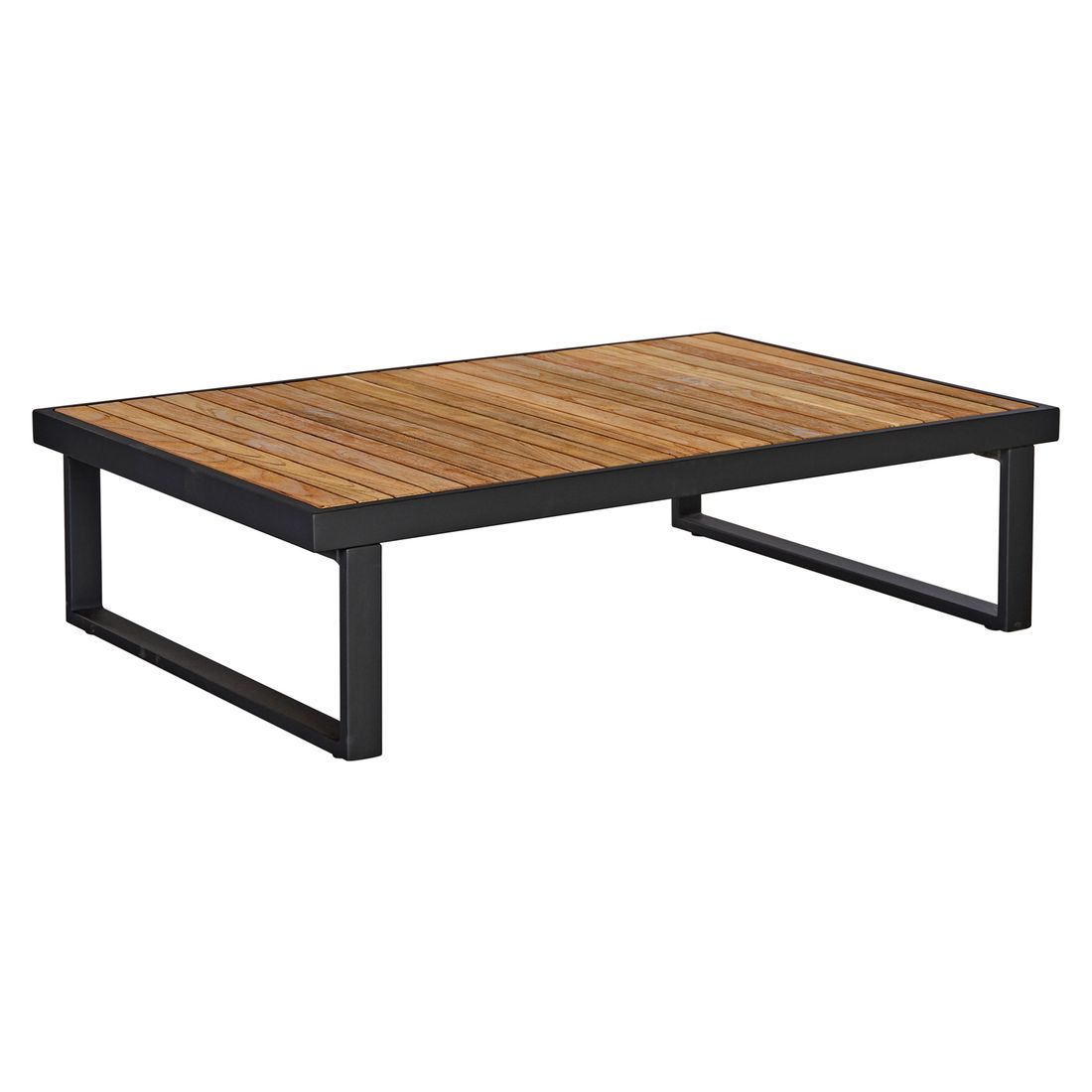 OUTLIV. Rhodos Lounge-Gruppe 4-tlg. Aluminium/Teak/Olefin