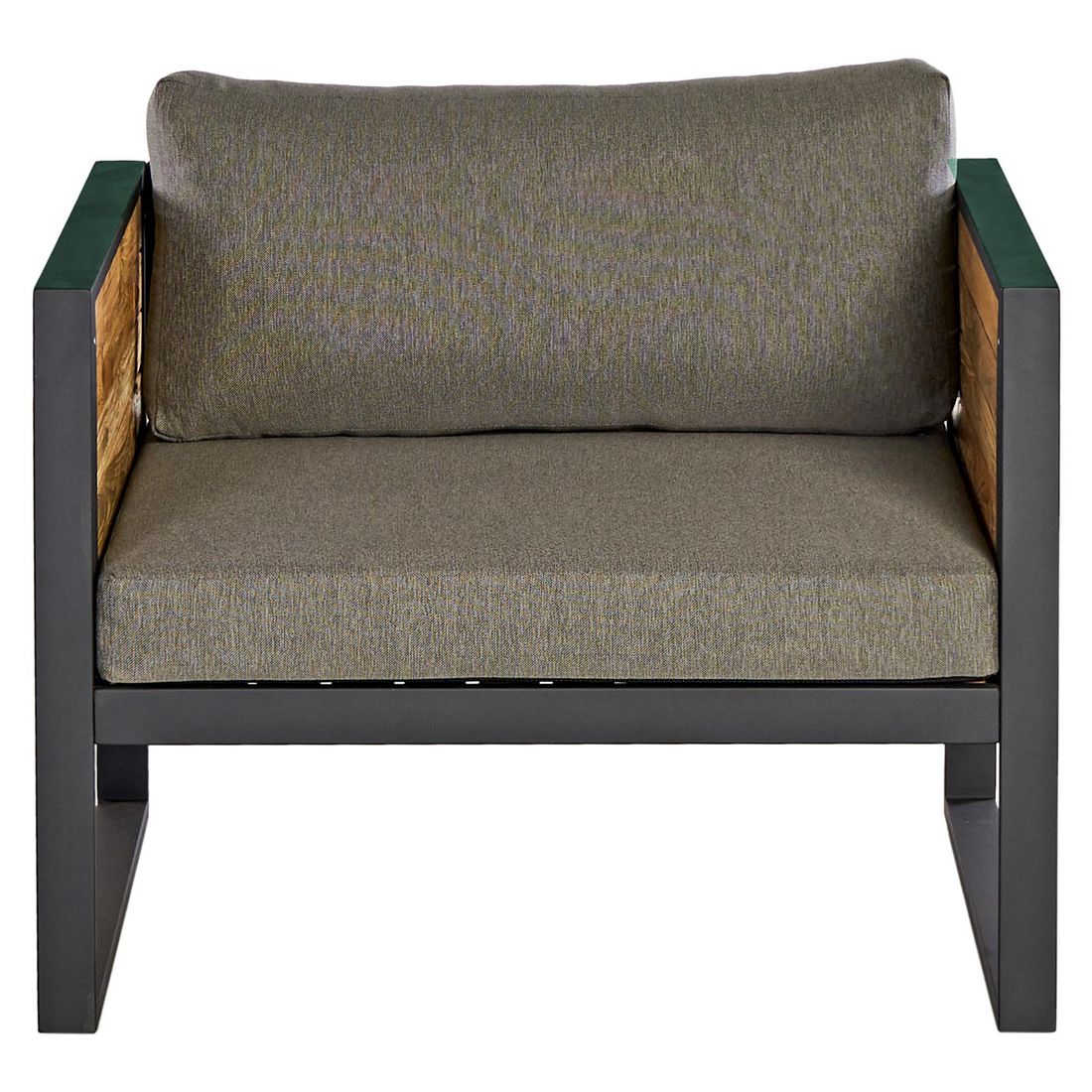 OUTLIV. Rhodos Lounge-Gruppe 4-tlg. Aluminium/Teak/Olefin