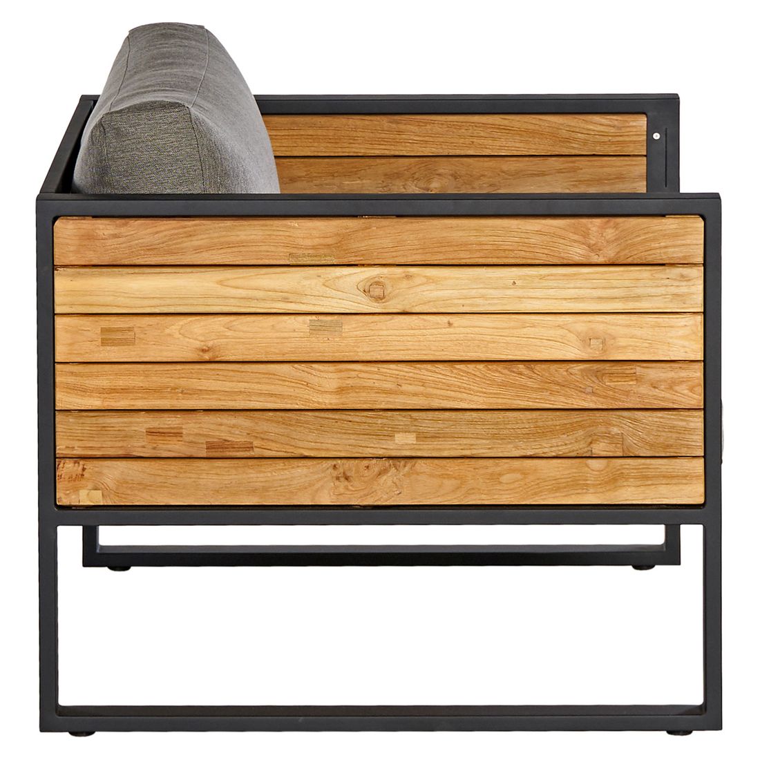 OUTLIV. Rhodos Lounge-Gruppe 4-tlg. Aluminium/Teak/Olefin