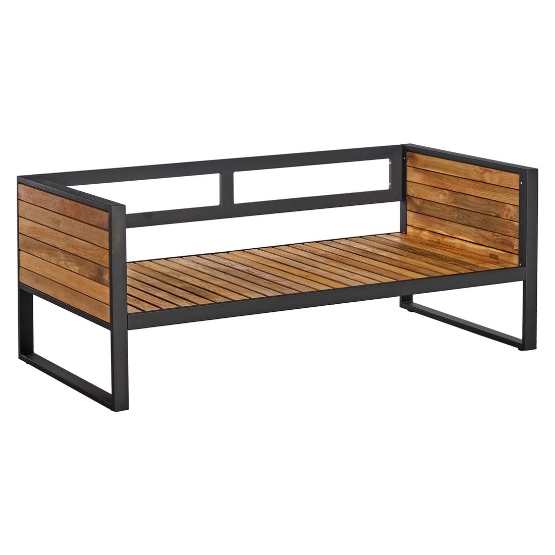 OUTLIV. Rhodos Lounge-Gruppe 4-tlg. Aluminium/Teak/Olefin