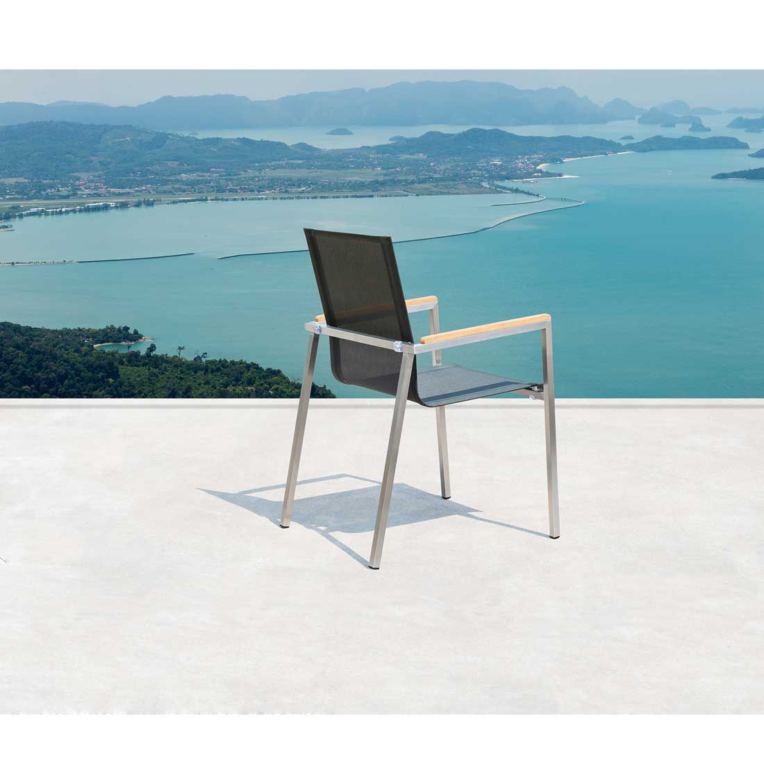 OUTLIV. Rimini Gartenmöbelset 5-tlg. mit Tisch 160x100 cm