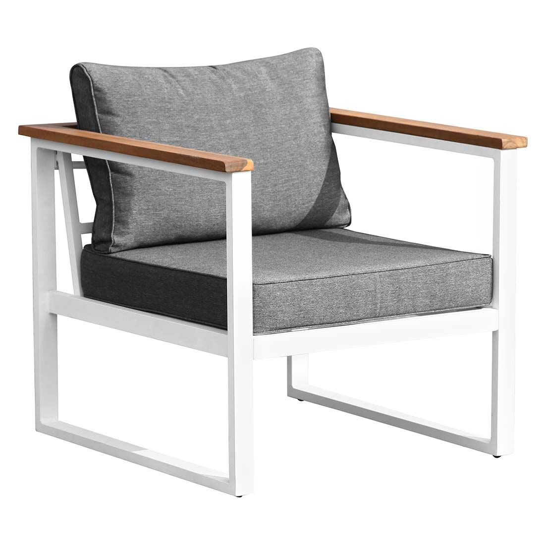 OUTLIV. Samos Loungeset 4-tlg. Aluminium/Spun-Poly