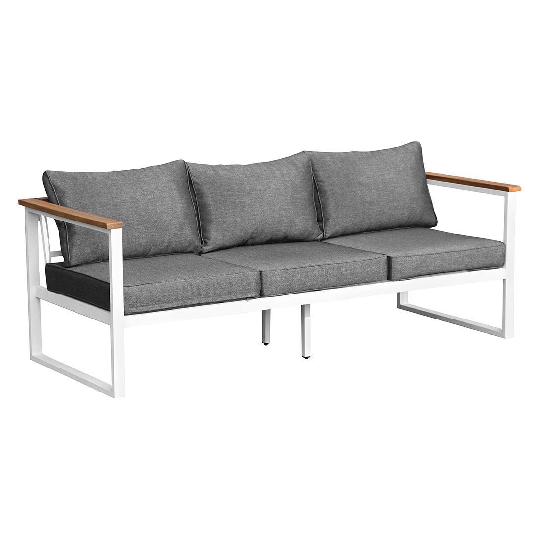 OUTLIV. Samos Loungeset 4-tlg. Aluminium/Spun-Poly