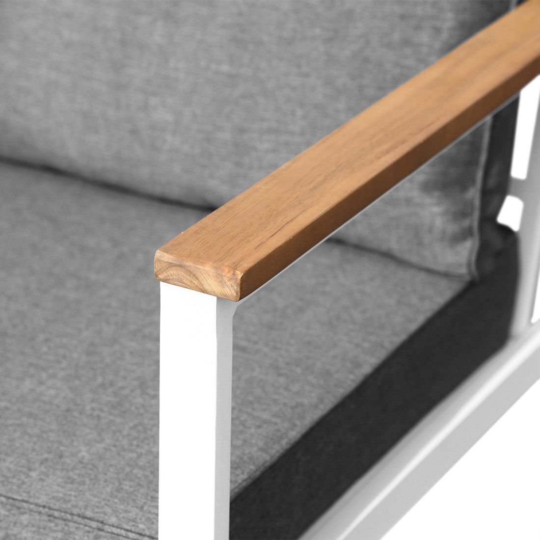OUTLIV. Samos Loungeset 4-tlg. Aluminium/Spun-Poly