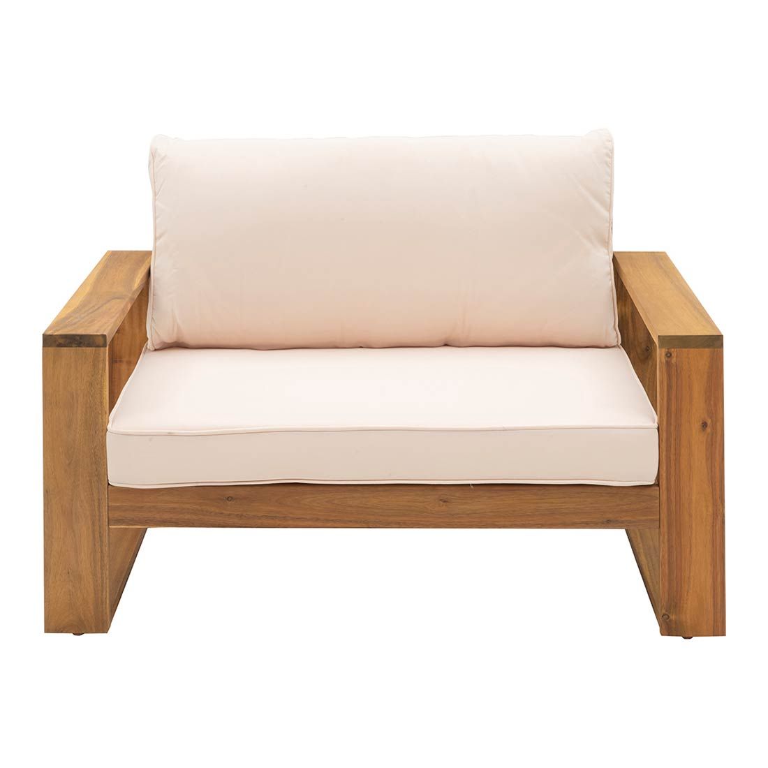 OUTLIV. Santa Cruz Loungesessel Akazie/Polyester