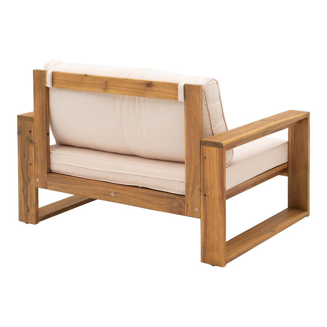 OUTLIV. Santa Cruz Loungesessel Akazie/Polyester