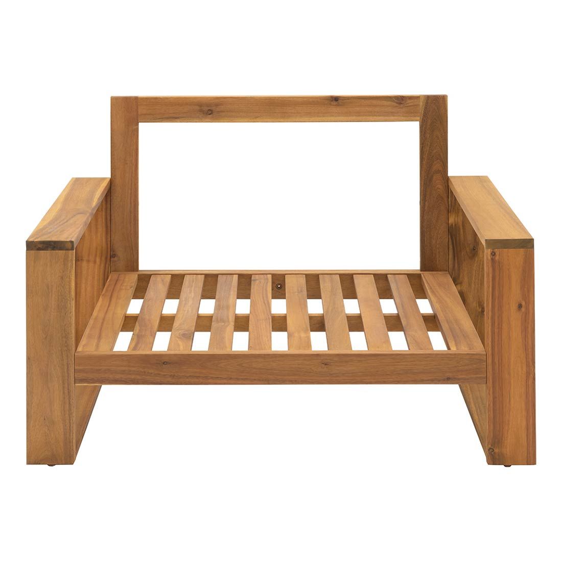 OUTLIV. Santa Cruz Loungesessel Akazie/Polyester