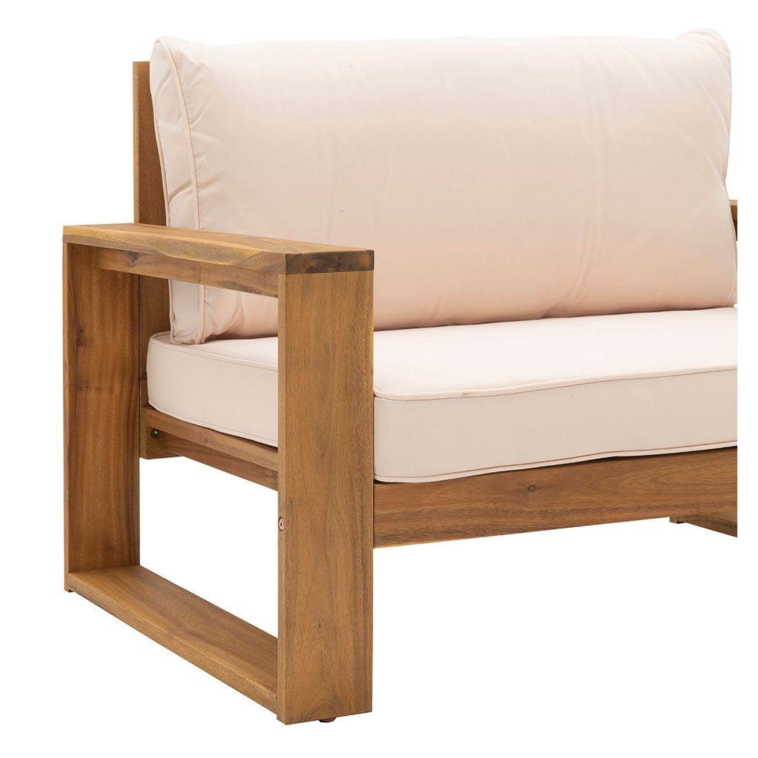 OUTLIV. Santa Cruz Loungesessel Akazie/Polyester