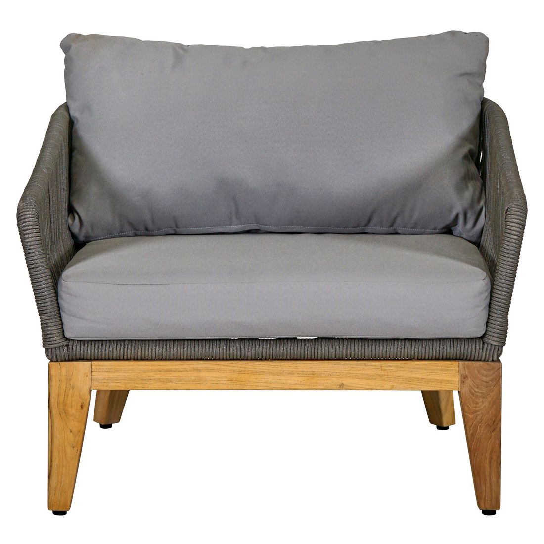OUTLIV. Santorin Lounge-Gruppe 4-tlg. Teak/Rope/Olefin