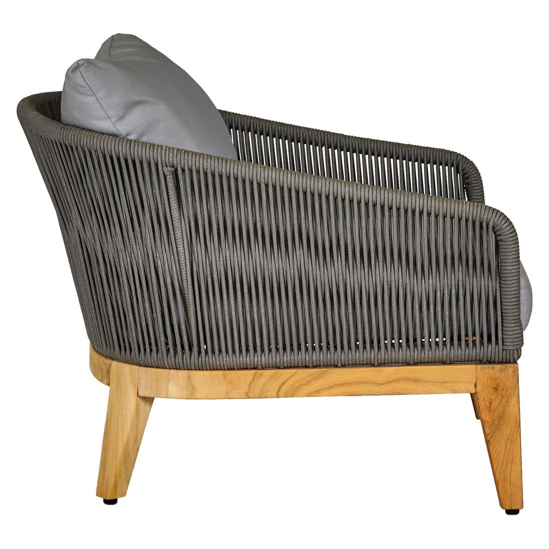 OUTLIV. Santorin Lounge-Gruppe 4-tlg. Teak/Rope/Olefin