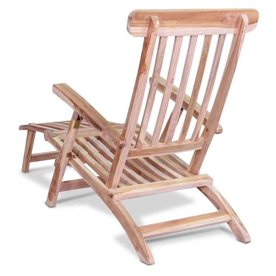 OUTLIV. Steamer Deckchair Teak