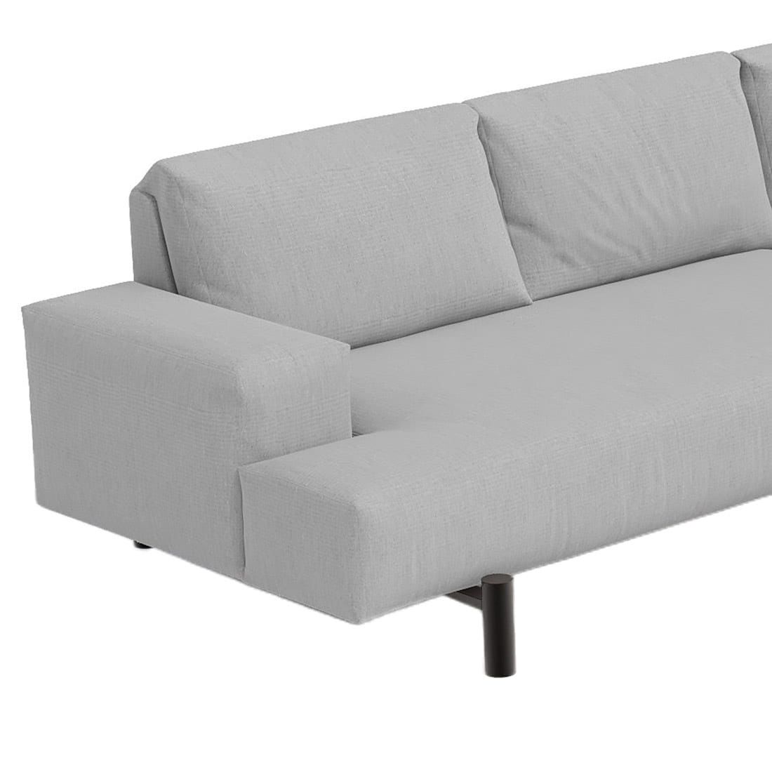 OUTLIV. by Detlef Steves Twins Ecklounge 3-tlg. Aluminium/Sunbrella