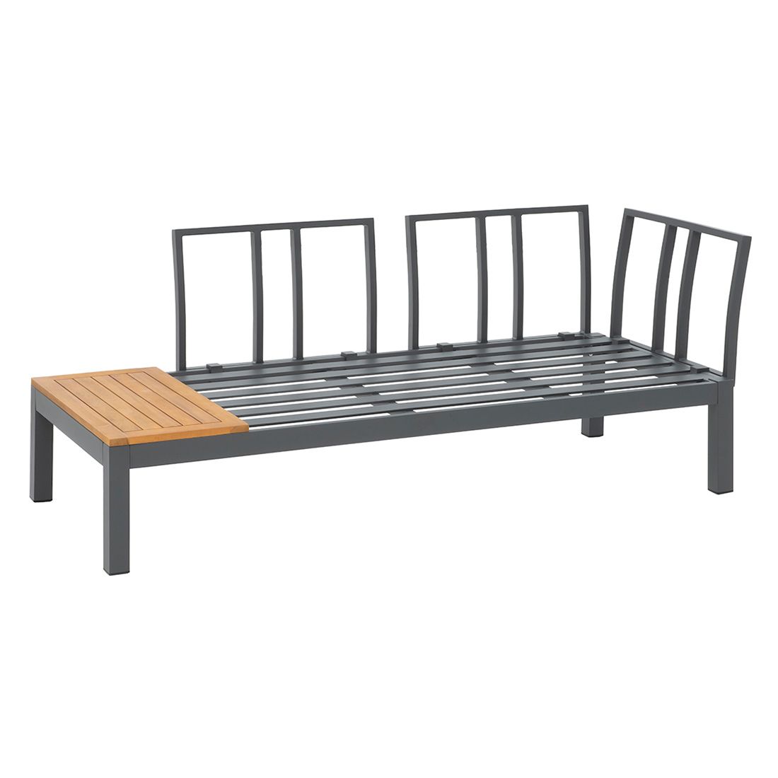 OUTLIV. Venedig Ecklounge 4-tlg. Aluminium/Akazie