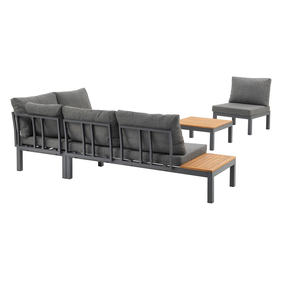 OUTLIV. Venedig Ecklounge 4-tlg. Aluminium/Akazie