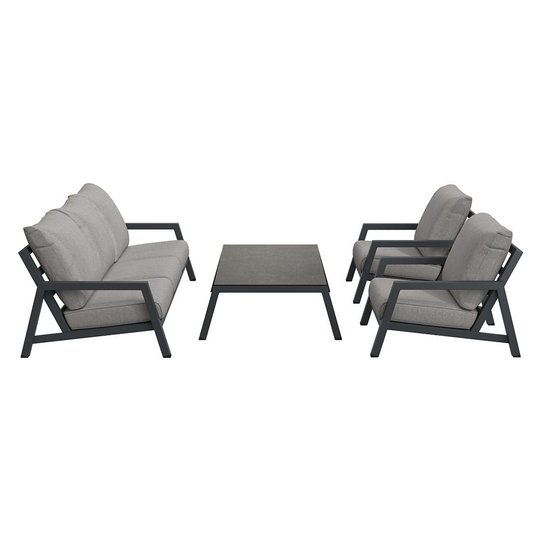 OUTLIV. Yale Lounge-Gruppe 4tlg. Aluminium/Sunproof