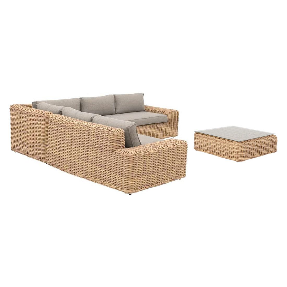 OUTLIV. Yate Ecklounge 4tlg. Geflecht/Olefin