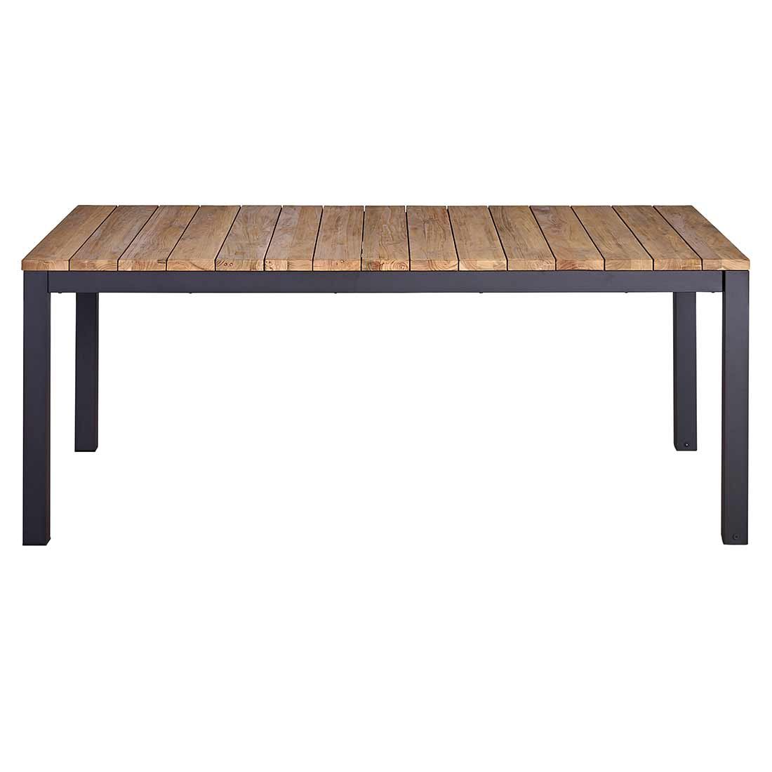 OUTLIV. Zui Diningset 7-tlg. Tisch 180/260x100cm Aluminium/Teak recycelt