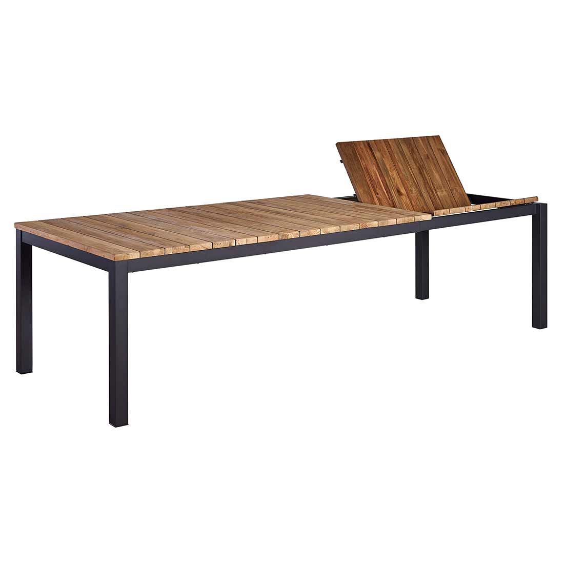 OUTLIV. Zui Diningset 7-tlg. Tisch 180/260x100cm Aluminium/Teak recycelt