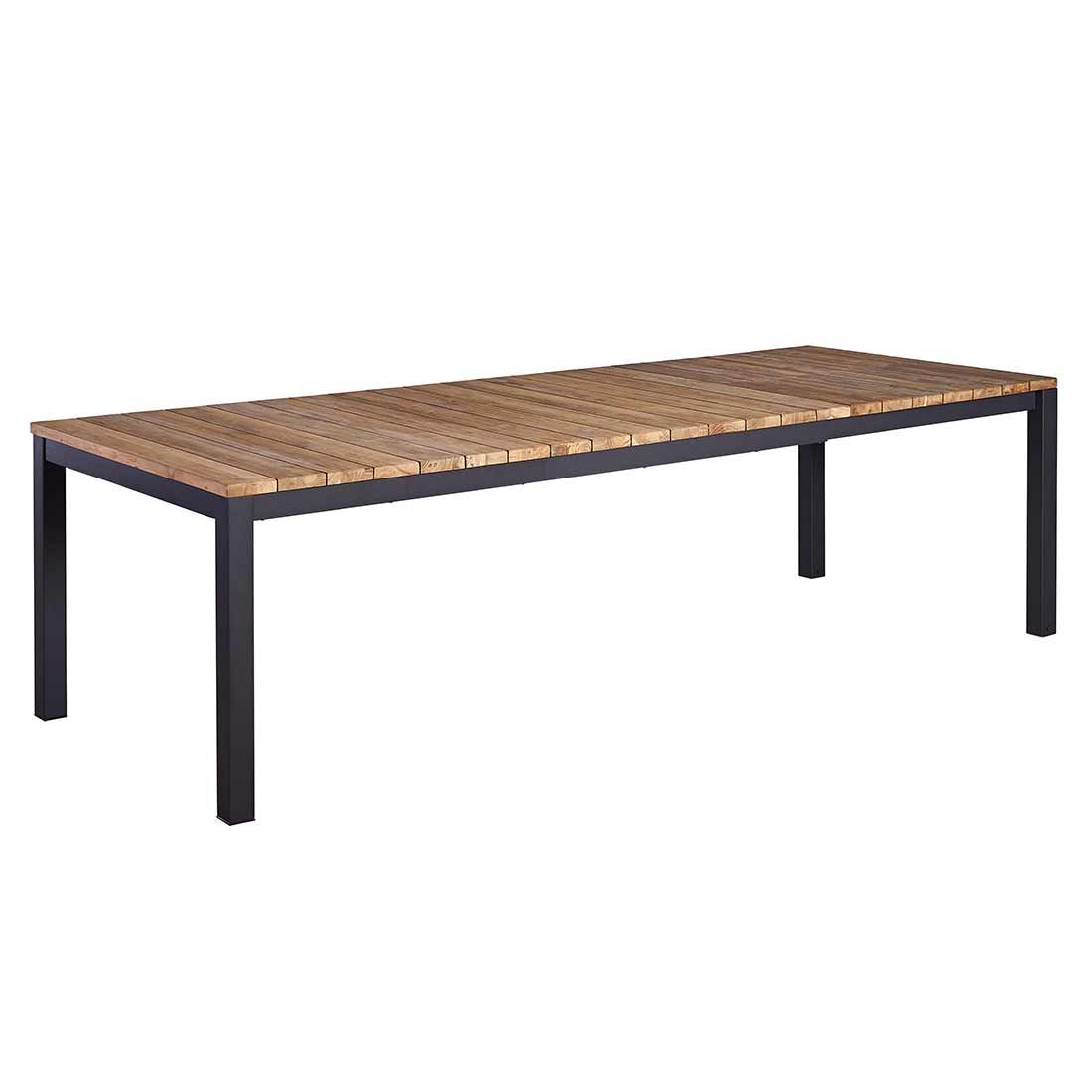 OUTLIV. Zui Diningset 7-tlg. Tisch 180/260x100cm Aluminium/Teak recycelt