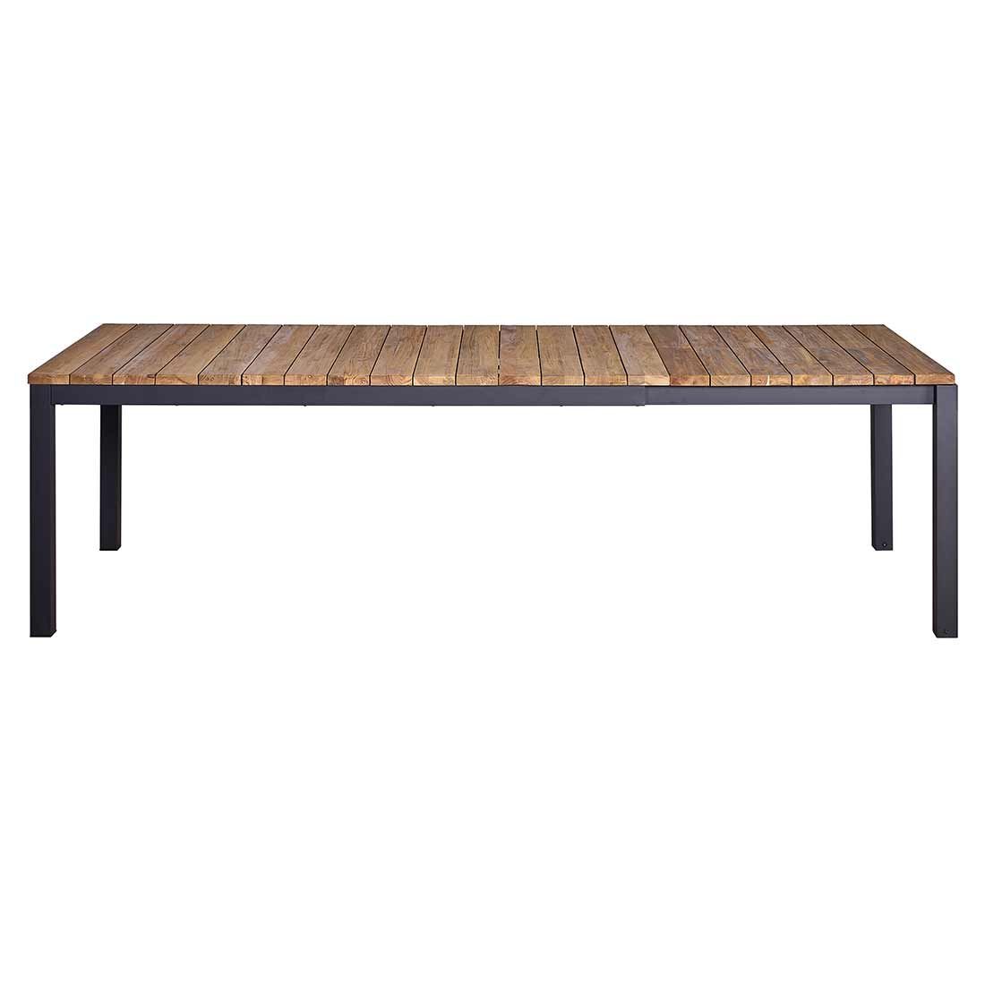 OUTLIV. Zui Diningset 7-tlg. Tisch 180/260x100cm Aluminium/Teak recycelt