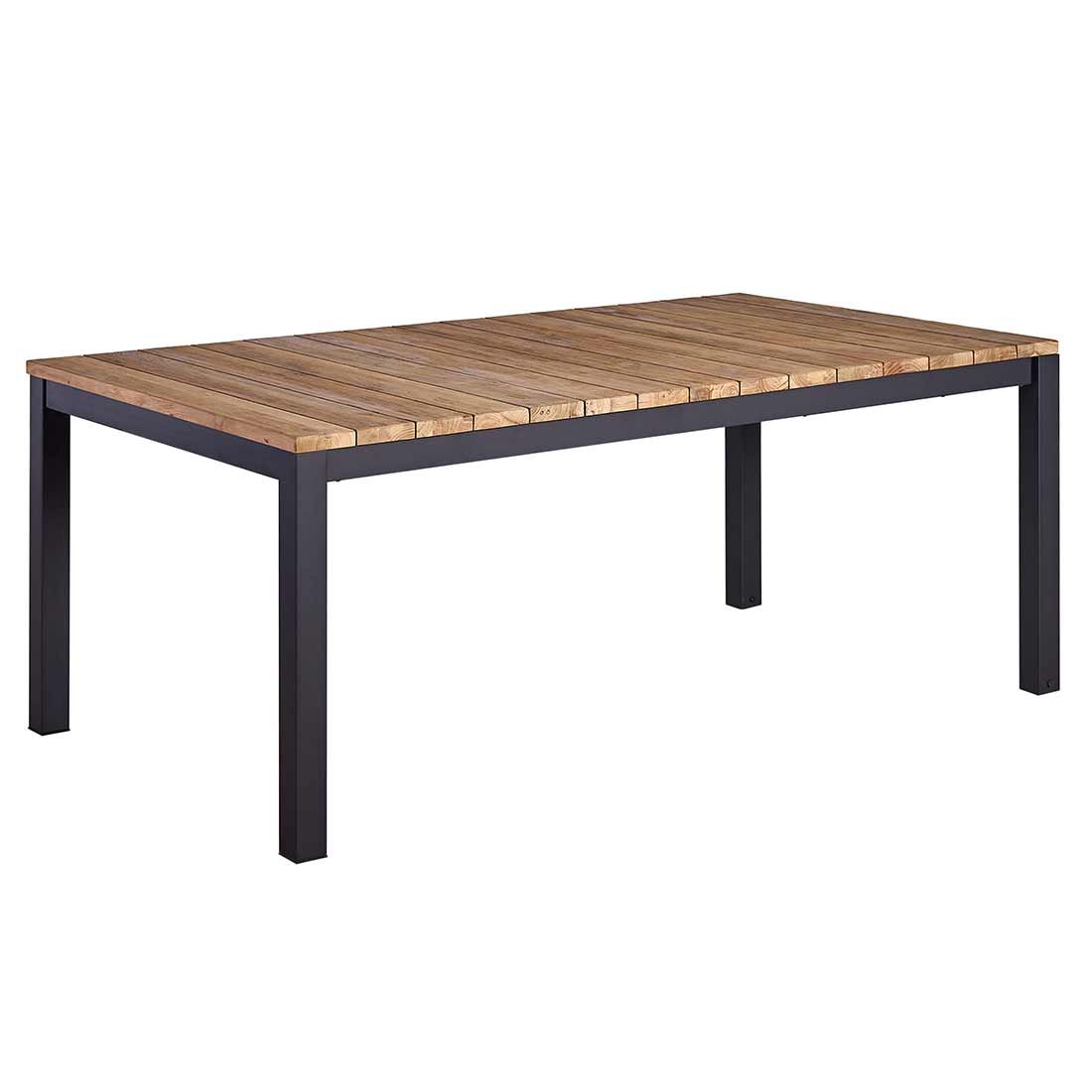 OUTLIV. Zui Diningset 7-tlg. Tisch 180/260x100cm Aluminium/Teak recycelt