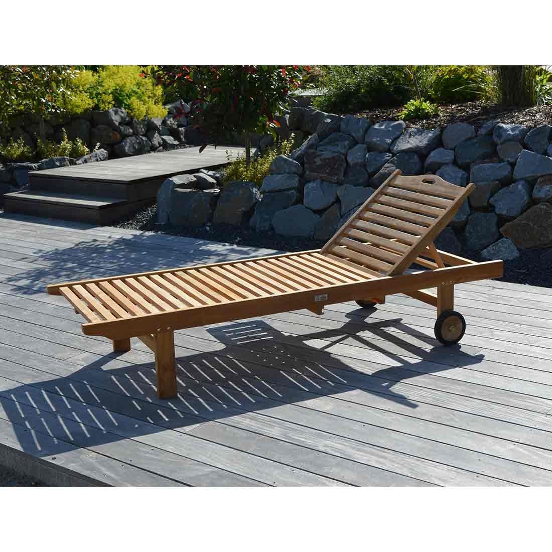 Ploß Archimedes Eco Gartenliege Eco-Teak