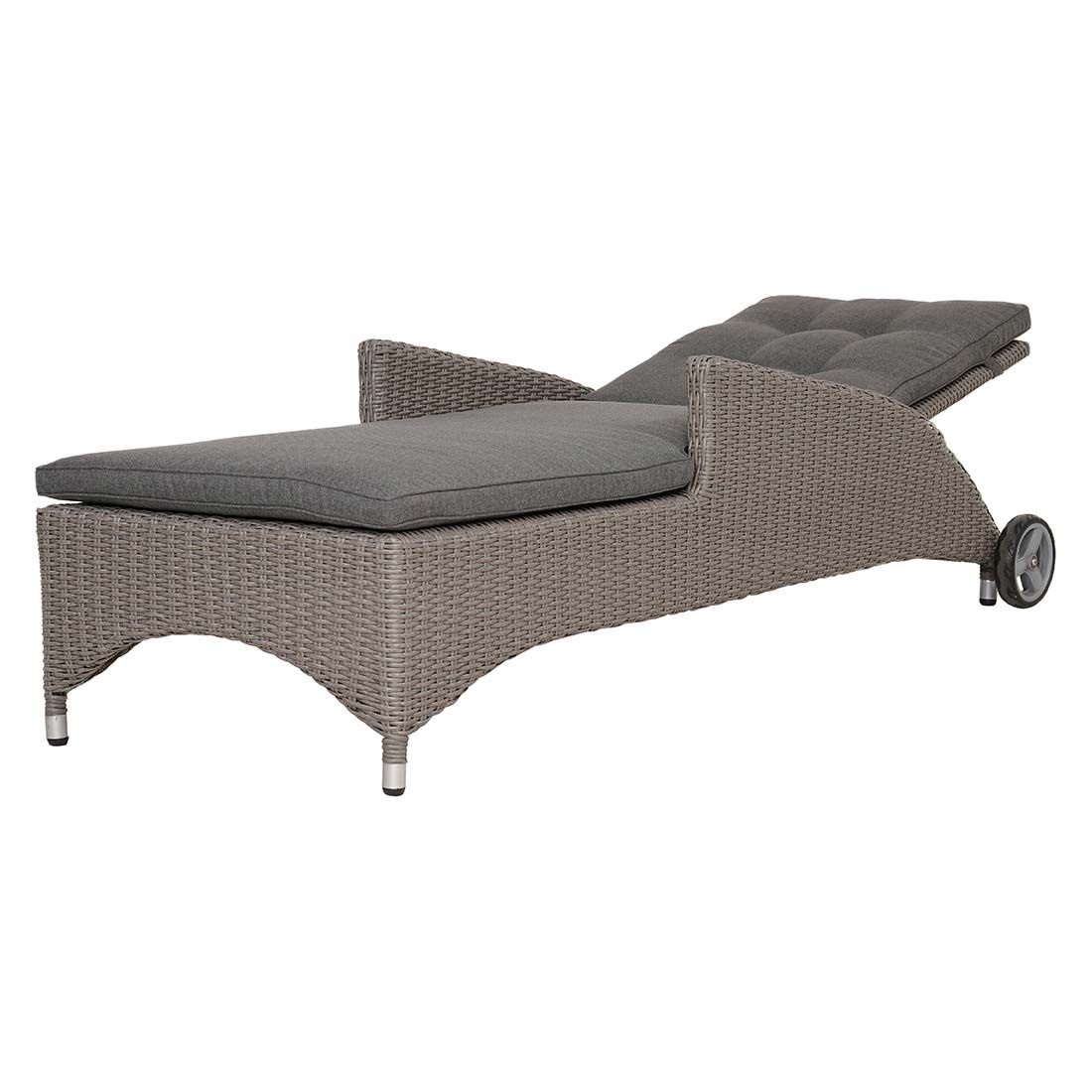 Ploß Vigo Comfort Gartenliege Geflecht/Polster