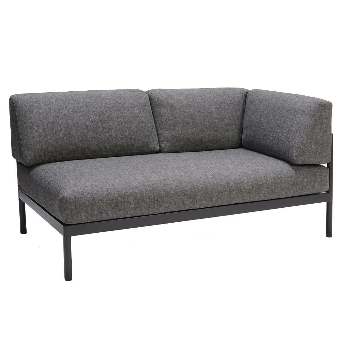 LifestyleGarden Bryde Ecklounge 3-tlg. Aluminium/Teak/Olefin