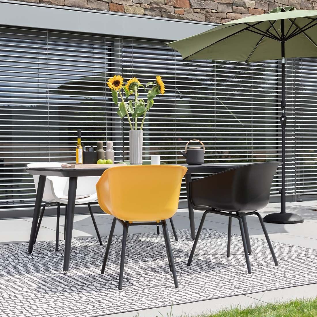 Schöner Wohnen Texel Gartensessel Aluminium/Kunststoff