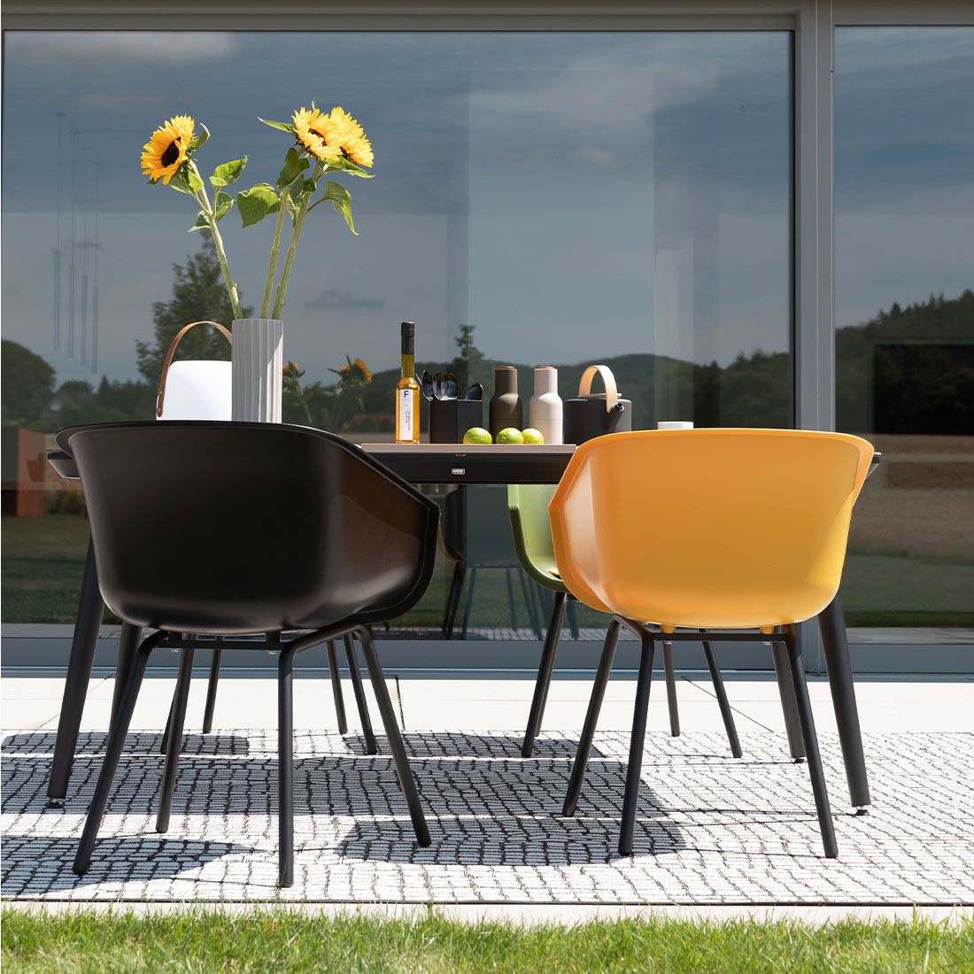 Schöner Wohnen Texel Gartensessel Aluminium/Kunststoff