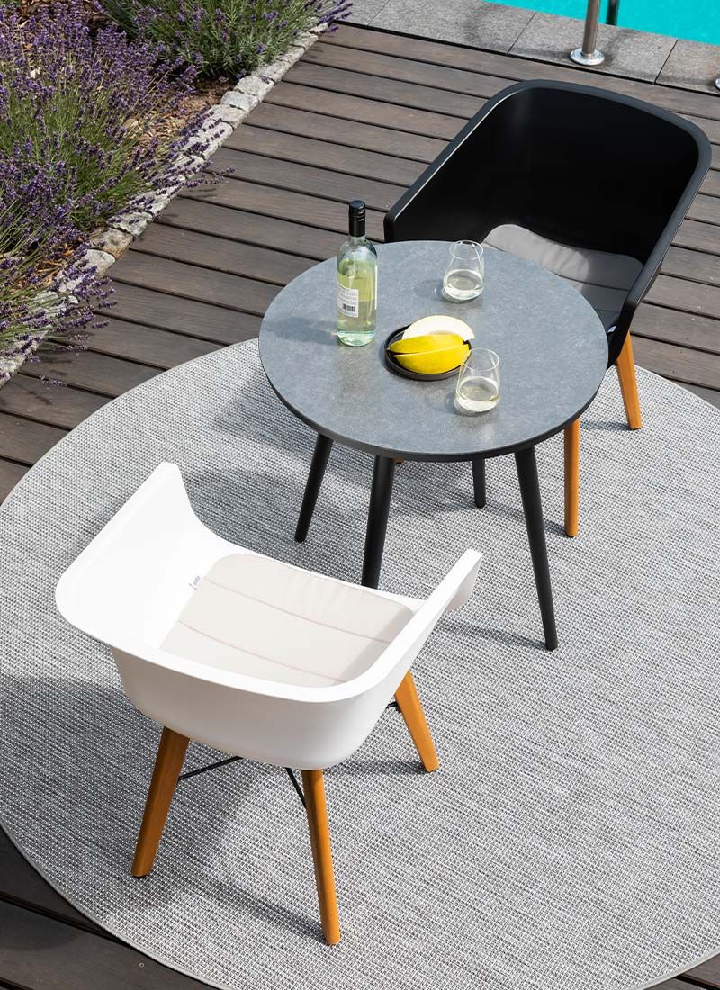 Schöner Wohnen Texel Gartensessel Eukalyptus/Kunststoff