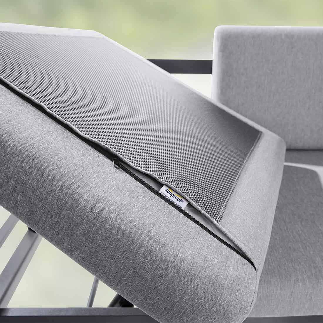 Sieger Adelaide Ecklounge Aluminium/Sunproof